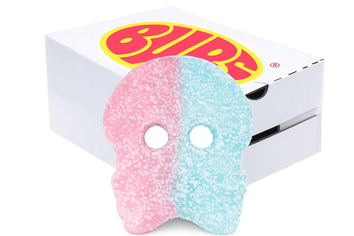 BUBS Bubblegum Skalle 2600g Storpack Lösvikt